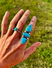 Load image into Gallery viewer, Moon River Turquoise Statement Ring
