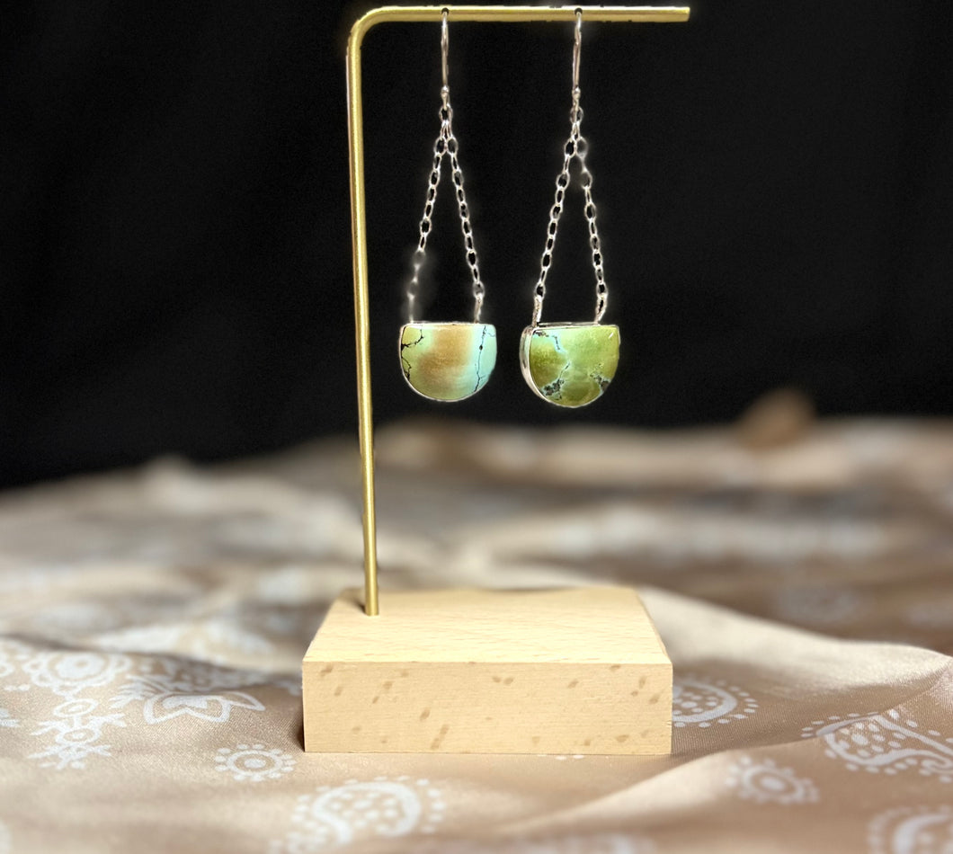 Turquoise Chain Earrings