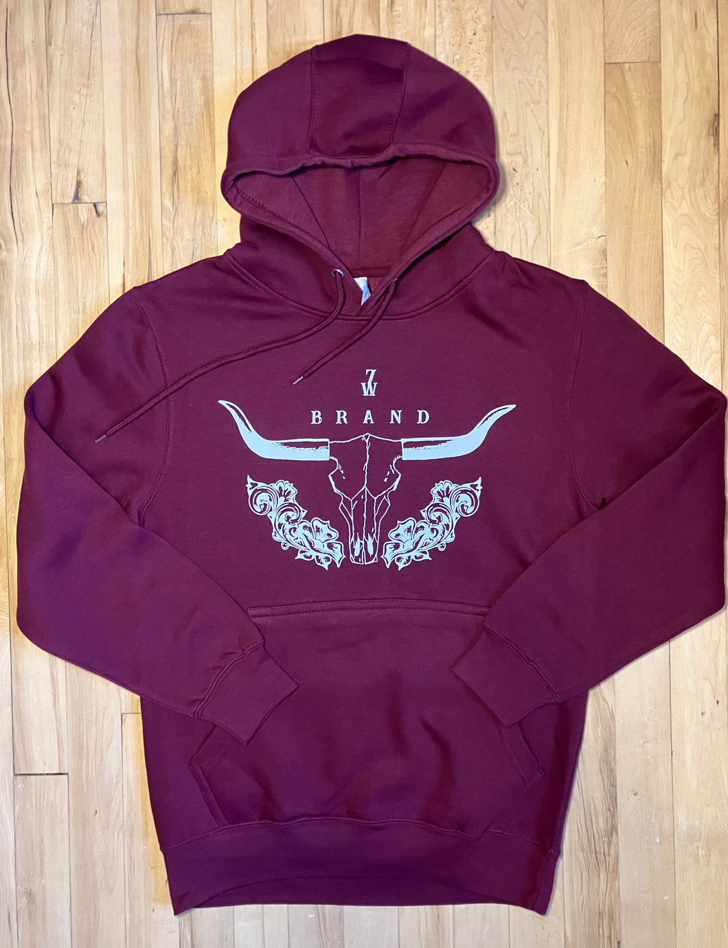 7W Brand Hoodie - Burgundy